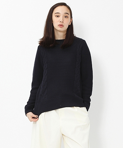 サイドビッグケーブルプルオーバー