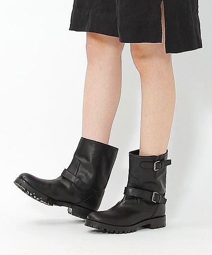 レザーエンジニアブーツ