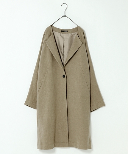 [ADVANCE LINE]ノーカラーコート
