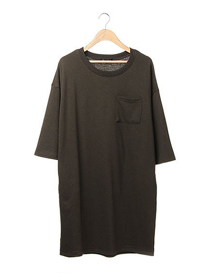 秋の新作】裏毛コクーン／チュニックワンピース