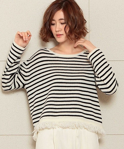 【予約】UWMF フリンジ ニット†