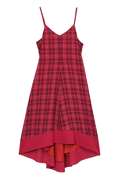 チェックロングOP