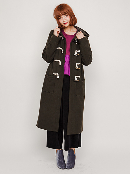 ロープロングダッフルコート