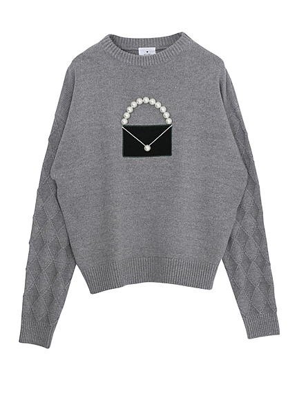 ハンドBAGニット