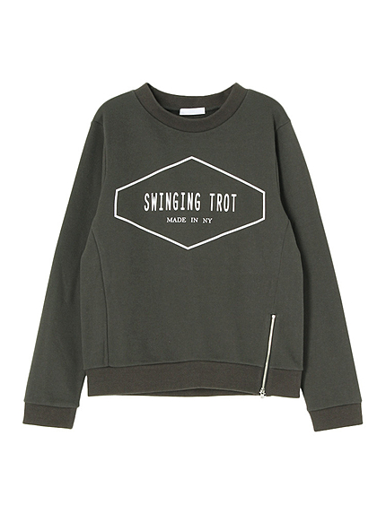 フロッキープリントスウェット