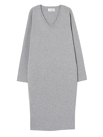 Ｖネックニットワンピース