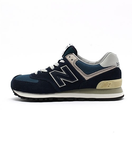 レディースサイズ ニューバランス グレー ネイビー new balance ML574 VG/VN