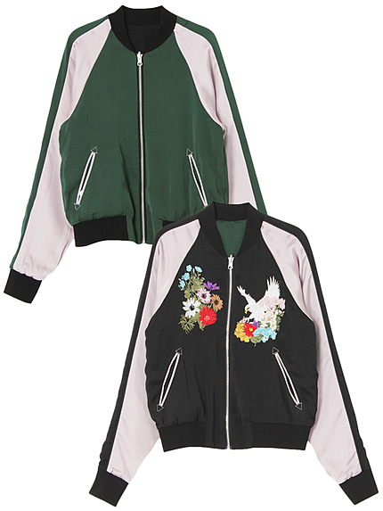 リアルフラワースカジャン