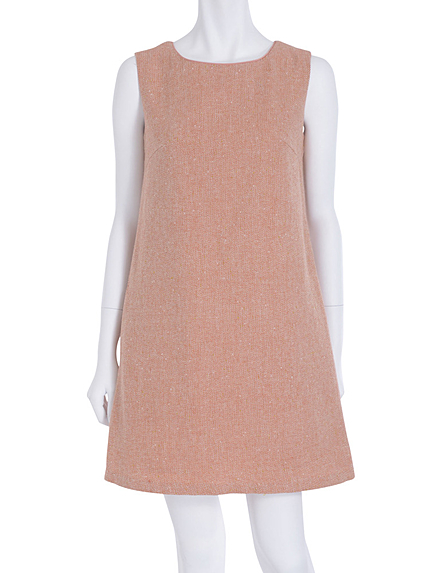 【DUO】 カラーネップツイードワンピース