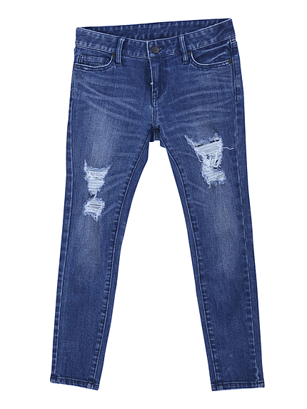 RESEXXY JEANS クラッシュスキニーパンツ
