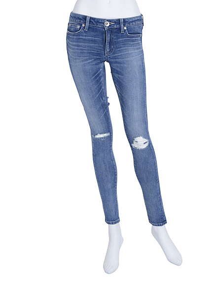 KNEE ダメージデニムパンツ