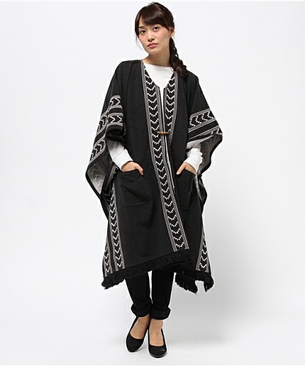 KiiRAトライバルエンブロポンチョ/BCKiiRA TRBL EMB PNCH