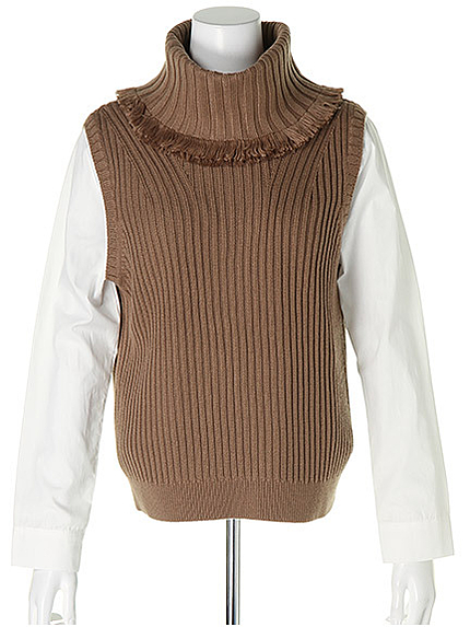 シャツ付ニットベストSET