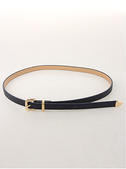 メタルパーツ合皮細ベルト