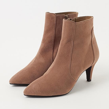 6pヒールで使いやすい♪シンプルショートブーツ