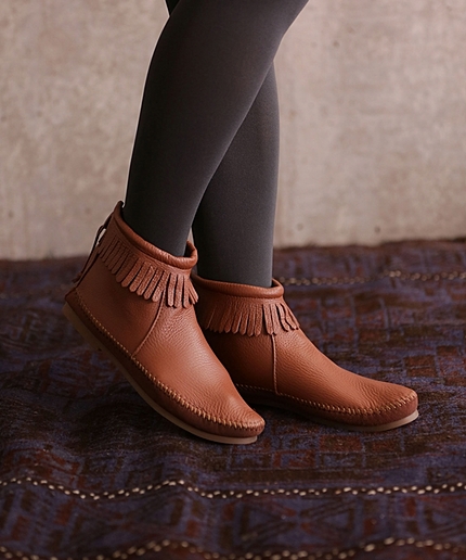 DEERSKIN BACK ZIP BOOT