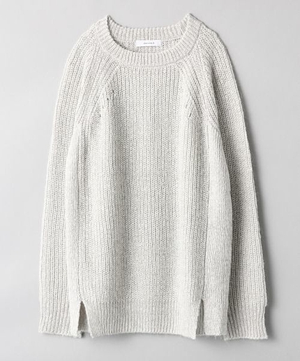 5GモヘアラメVプルオーバーLS