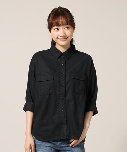 ミリタリーシャツロングスリーブ