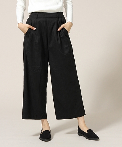 ★カラー予約受付中☆イージータックワイドパンツ