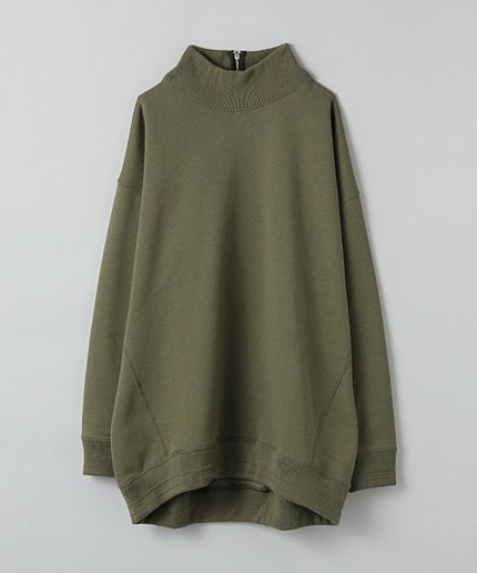 ハイネックウラケロングプルオーバー