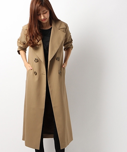 【まいぷぅ企画第3弾】ＢＩＧラペルマキシジャケット