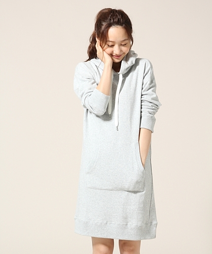スウェットパーカーワンピース