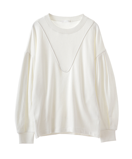 ボリュームスリーブプルオーバー