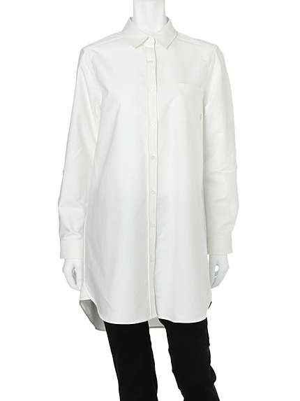 【BIJ】 オックスミディ丈シャツ