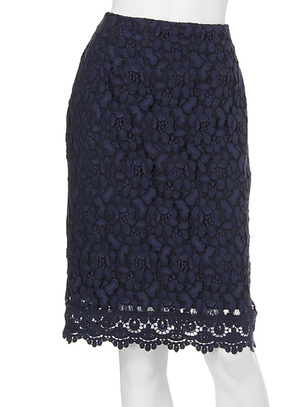 【DUO】 コードレースタイトスカート