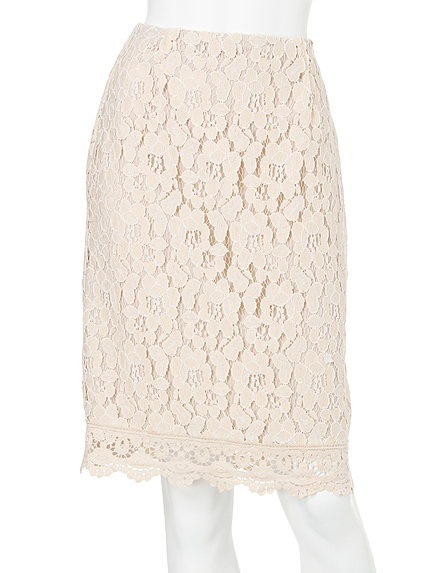 【DUO】 コードレースタイトスカート