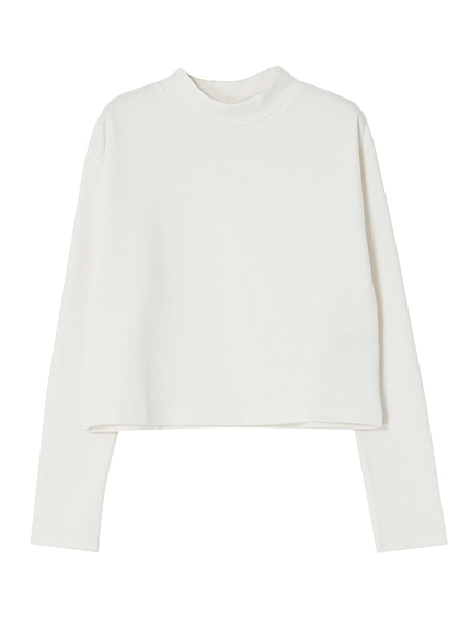 【DUO】 ボトルネック長袖カットソー