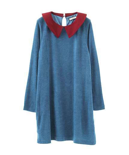 BIG衿ニットソーOP