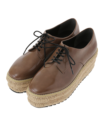 厚底ジュートシューズ