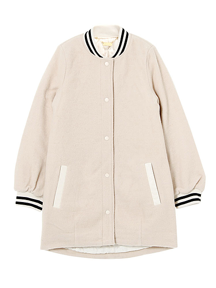 バルーン袖ロングスタジャン