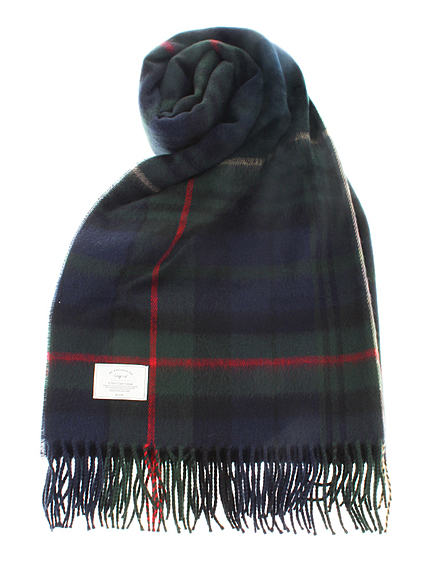 チェック大判ストール