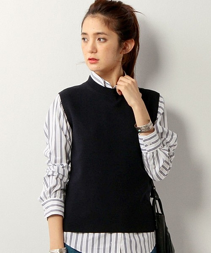 UBCE W/STRECH ハイネック ベスト