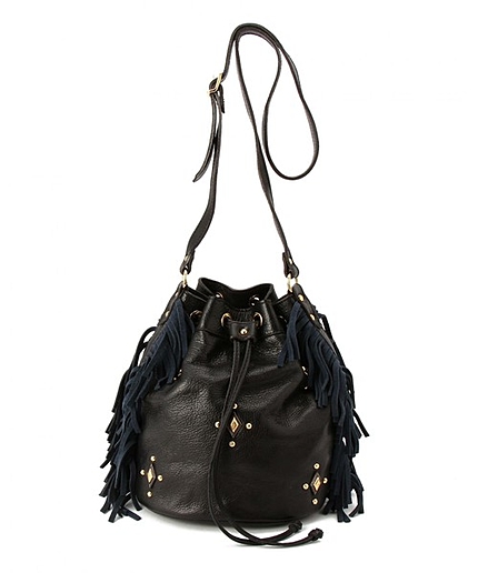 BY Mercules フリンジ×スタッズドローストリングショルダー