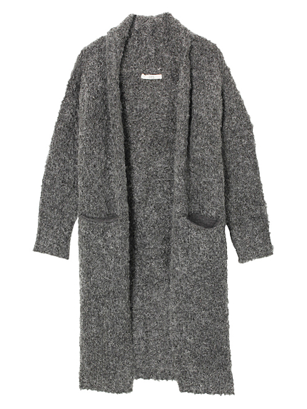 ブークレロングニットガウン