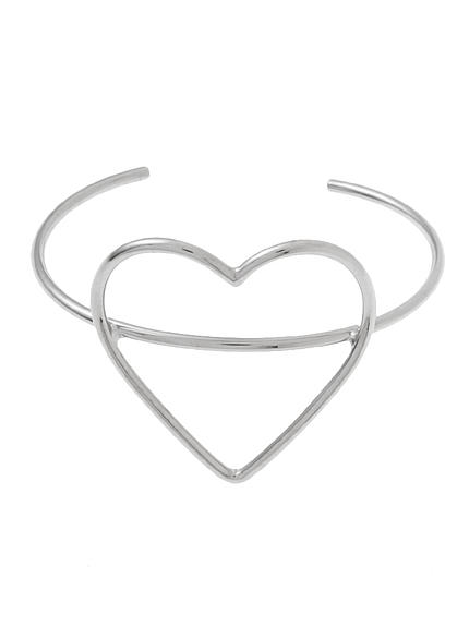 ハートモチーフバングル