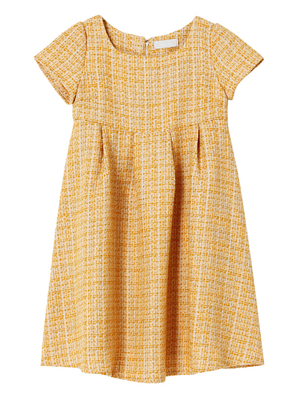 【W】ツイードＡラインワンピース