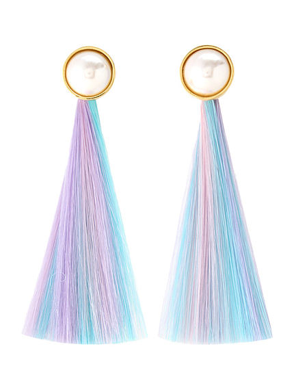 【PAMEO POSE ORIGINAL JEWELRY】UNICORN'S HAIR PEARL PIERCE