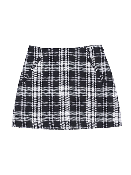 【dazzlin】ウールチェックスカート