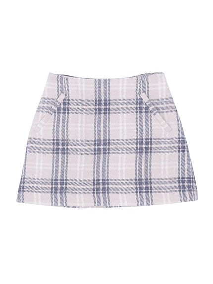 【dazzlin】ウールチェックスカート