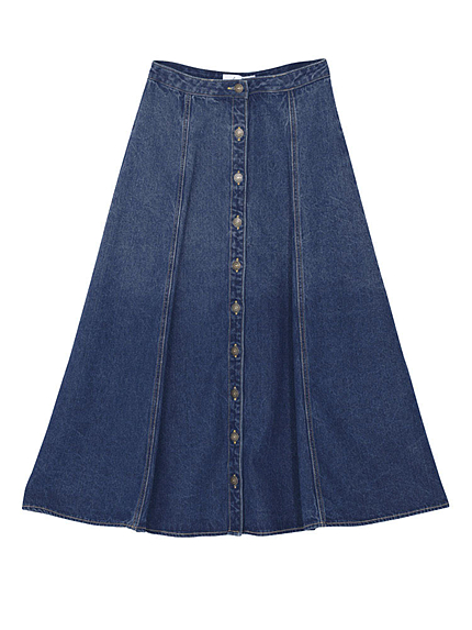 【dazzlin】デニムロングスカート