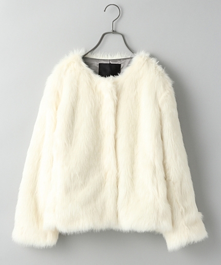 ファーショートコート