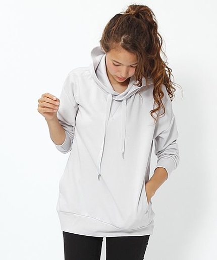 綿リヨセルビッグフードプルオーバー