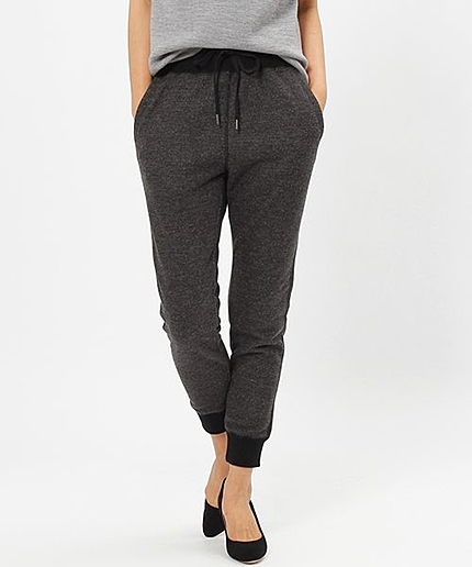 【pensee】裏毛ドロストパンツ