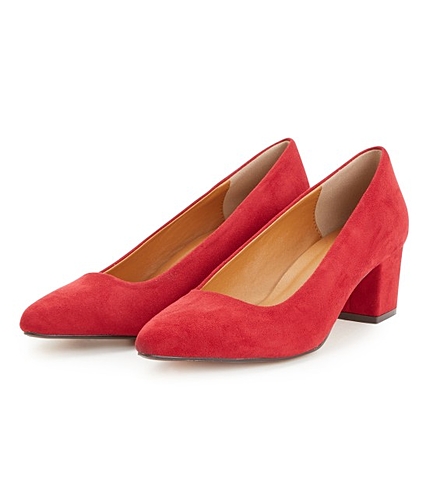 【先行予約】 ポインテッドチャンキーヒールパンプス