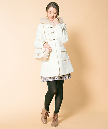 【限定カラー入荷！】フェミニンダッフル　(ロングコート)