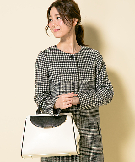 【A4収納可能！】ラウンドフラップ2WAYトート